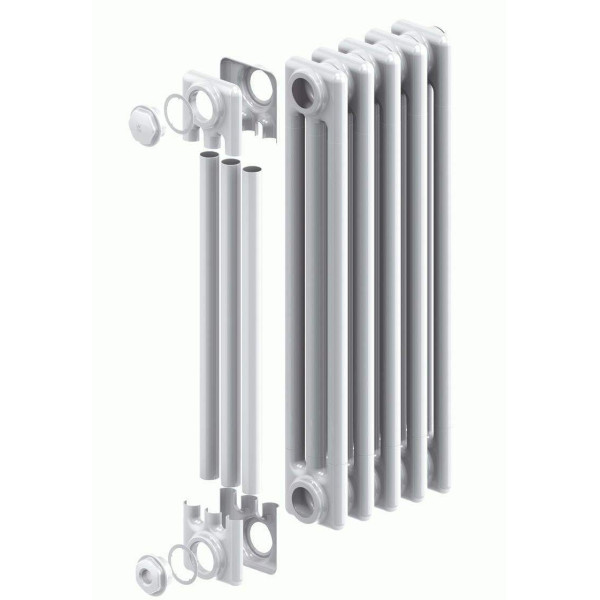 Радиатор стальной Zehnder 3050/24 №V001/V002 24 секций 1/2" RAL 9016 подключение нижнее универсальное