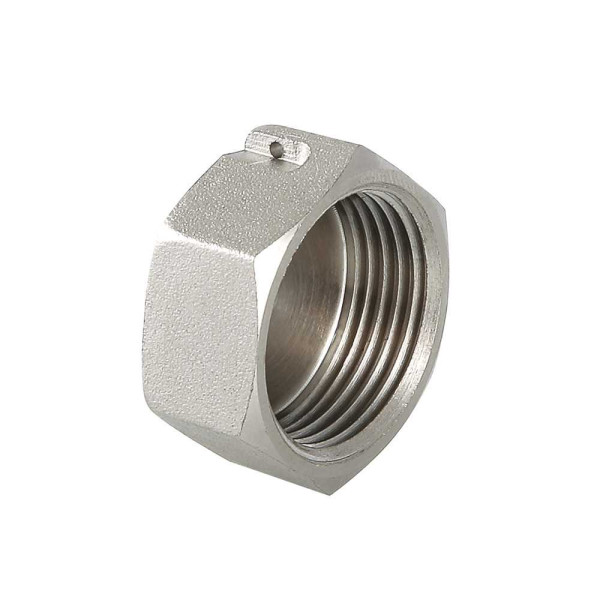 Заглушка 1/2"В с отверстием для пломбировки Valtec (никель) (VTr.603.N.0004) Заглушка 1/2"В с отверстием для пломбировки Valtec (никель) (VTr.603.N.0004)