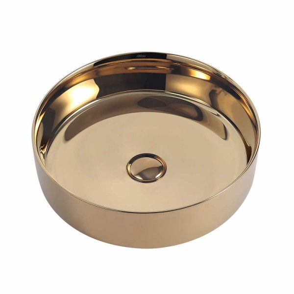 Раковина накладная Abber Bequem золото (AC2109GG) Раковина накладная Abber Bequem золото (AC2109GG)