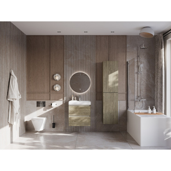 Тумба подвесная Roca Ona 585x450x565 темный вяз (A857613511)