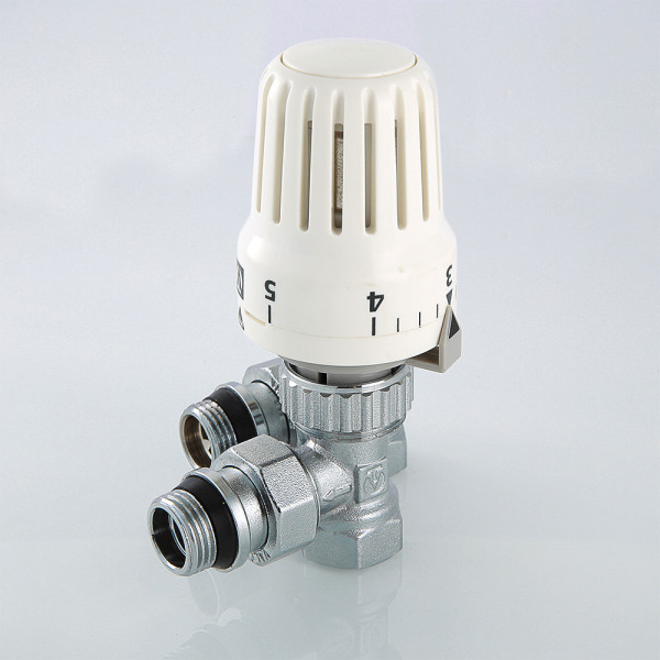 Комплект термостатический угловой 1/2" Valtec VT.045.N (3 в 1) (VT.045.N.04) Комплект термостатический угловой 1/2" Valtec VT.045.N (3 в 1) (VT.045.N.04)