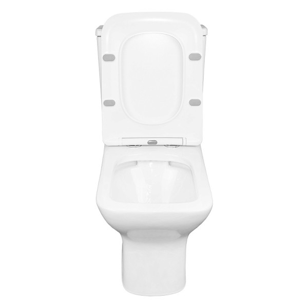 Унитаз напольный Azario Fresco с сиденьем с микролифтом белый (AZ-8302)