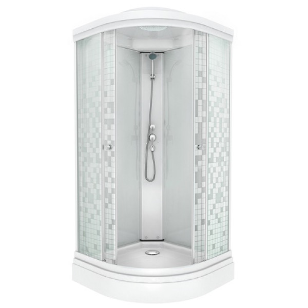 Душевая кабина Triton Стандарт A 90х90 стекло мозаика, с душевым набором ДН4