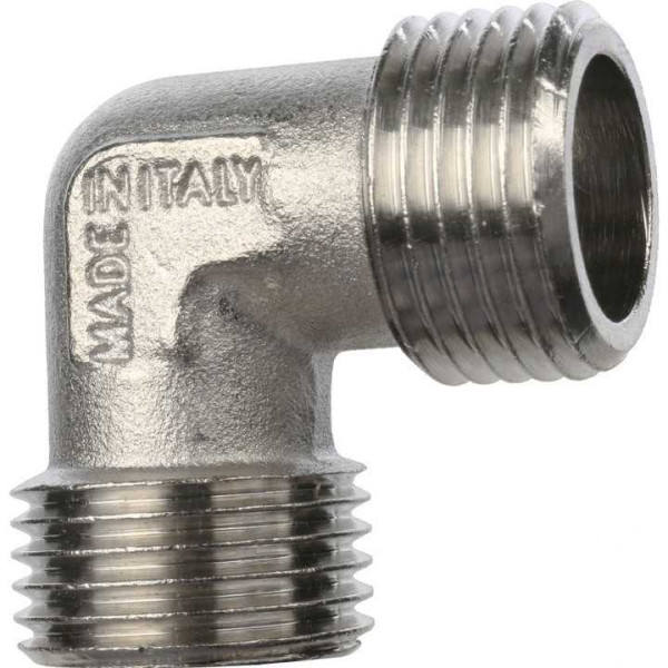 Угольник 3/4" НН Stout (никель) SFT-0010-000034 Угольник 3/4" НН Stout (никель) SFT-0010-000034
