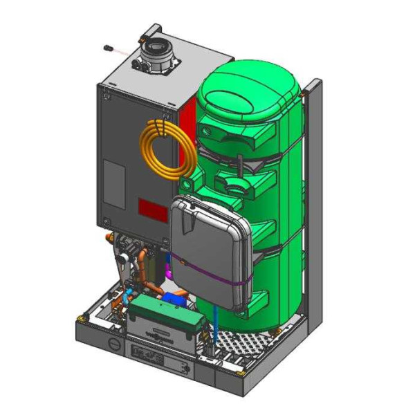 Котел газовый конденсационный Viessmann Vitodens 111-W 4,7-26,0 (4,3-23,7) 26 кВт (B1LD030)