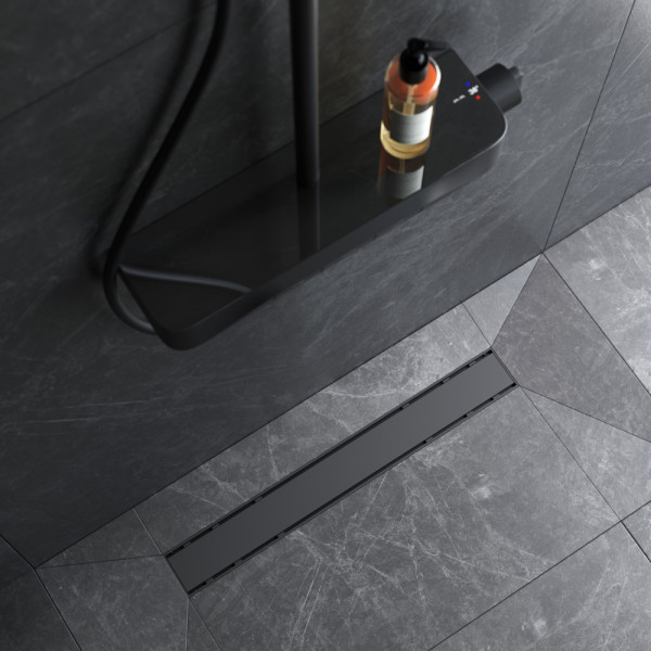 Душевой лоток AM.PM PrimeFlow линейный универс затвор Tile 60 см черн мат (W02SC-U11-060-04BM)