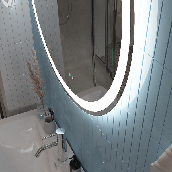 Зеркало с подсветкой BelBagno 70x70 голос.управл., подогрев (SPC-RNG-70-LED-TCH-SND)