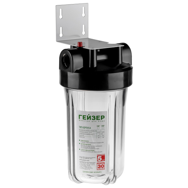 Фильтр колбовый Гейзер 1" 10BB (прозрачный, для холодной воды) (50687) Фильтр колбовый Гейзер 1" 10BB (прозрачный, для холодной воды) (50687)