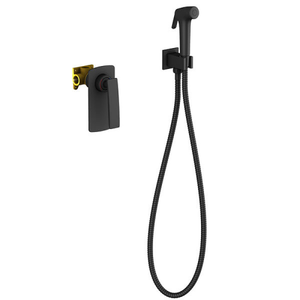 Смеситель с гигиеническим душем Timo Helmi черный матовый (4089/03SM) Смеситель с гигиеническим душем Timo Helmi черный матовый (4089/03SM)