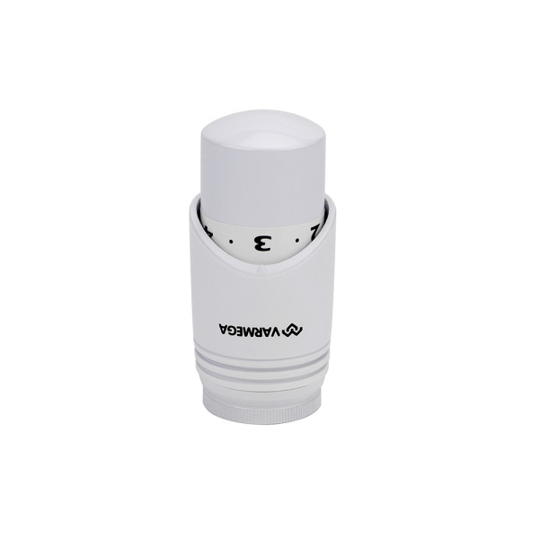 Головка термостатическая Varmega VM112 жидкостная М30х1,5 (белая) (VM11201) Головка термостатическая Varmega VM112 жидкостная М30х1,5 (белая) (VM11201)