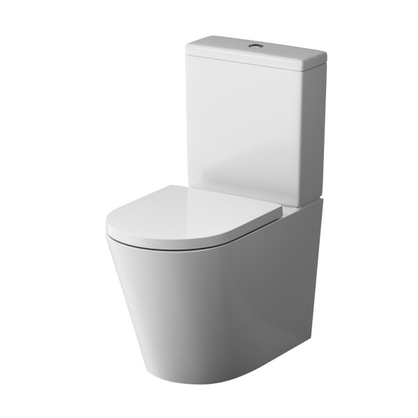 Унитаз-компакт AM.PM Func безободковый с сиденьем микролифт (C8F8600SC)