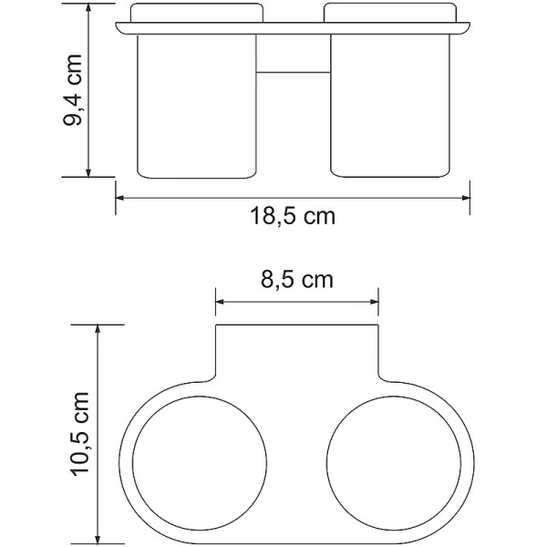 Подстаканник WasserKRAFT Kammel (K-8328D)