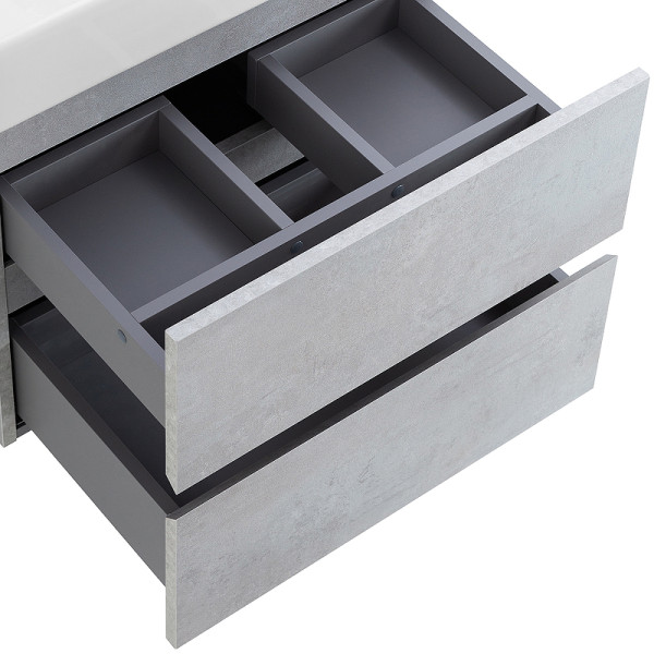 Тумба подвесная Cezares Molveno 46 60x50 Beton (MOLVENO 46-60-2C-SO-BET)