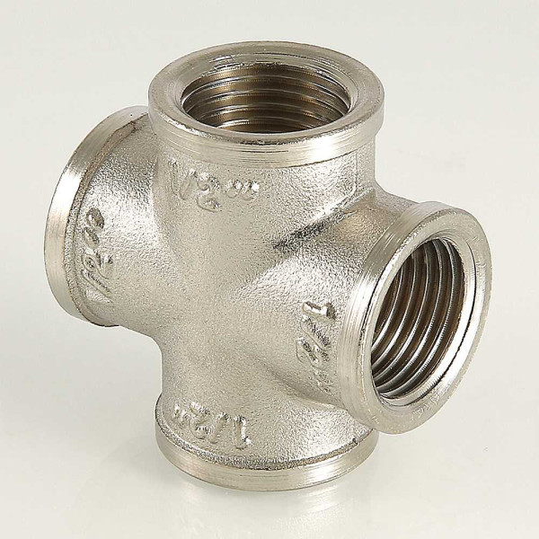Крестовина 1" Valtec (никель) (VTr.760.N.0006) Крестовина 1" Valtec (никель) (VTr.760.N.0006)