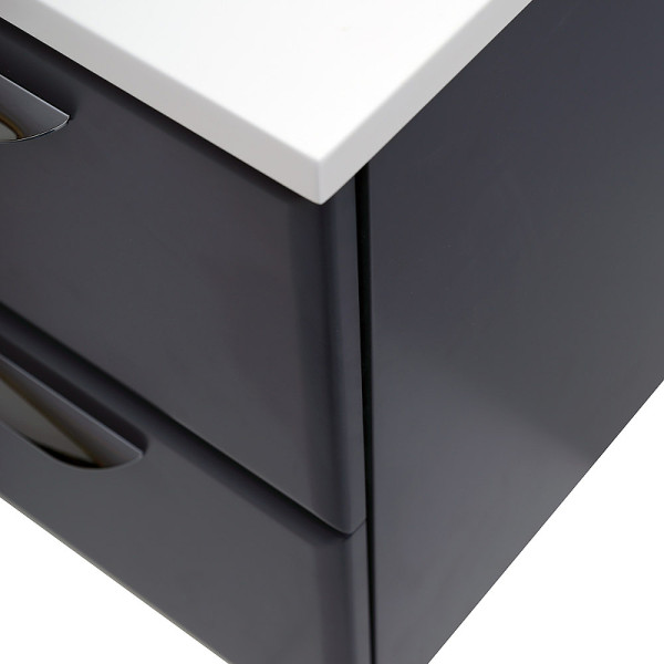 Тумба подвесная Cezares Eco 90x50 Grafito (ECO-90-2C-SO-GR-P)