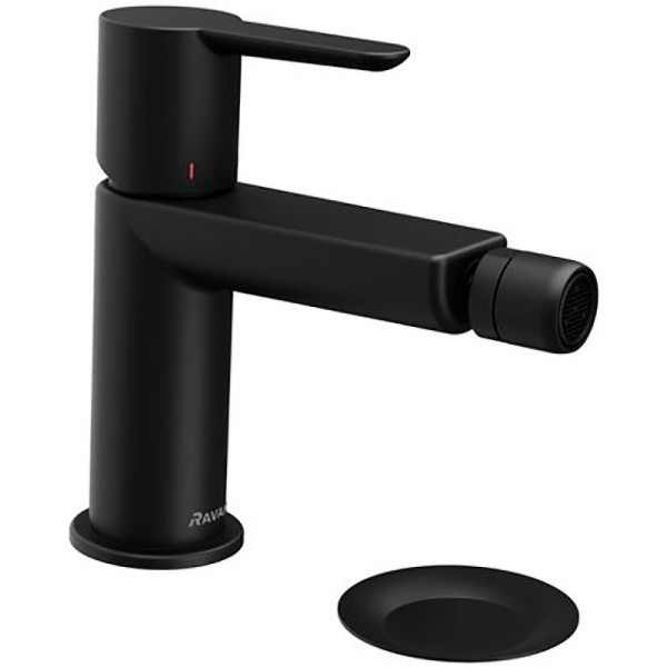 Смеситель для биде Ravak с донным клапаном PU 055.20 черный (X070189)