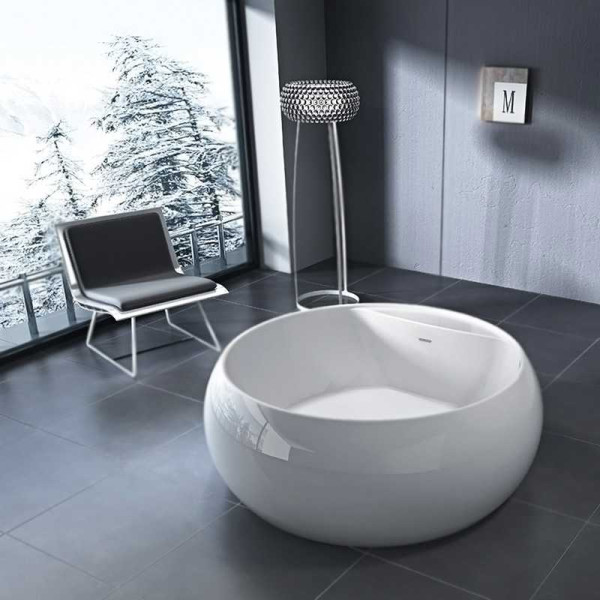 Ванна акриловая BelBagno 155x155 белая (BB30-155)