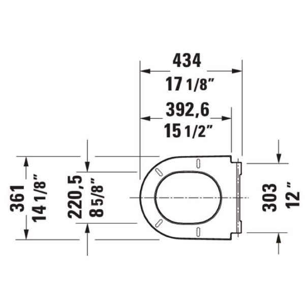 Сиденье для унитаза Duravit D-NEO (0021610000)