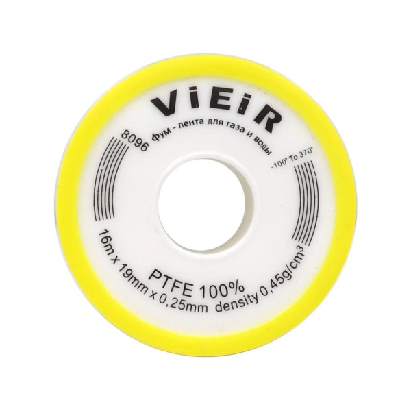 Лента Фум Vieir Lux 0,25*19 мм. (16 м.) (VR8096) Лента Фум Vieir Lux 0,25*19 мм. (16 м.) (VR8096)