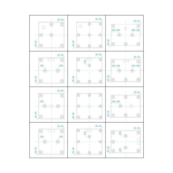 Ножки для поддона RGW N-01 (10) Ножки для поддона RGW N-01 (10)