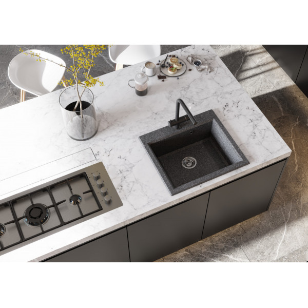 Мойка для кухни врезная Aquaton Линеа 584x517x228 графит (1.A733.0.32L.W21.0) Мойка для кухни врезная Aquaton Линеа 584x517x228 графит (1.A733.0.32L.W21.0)
