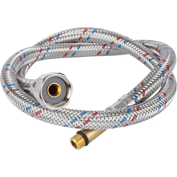 Подводка гибкая для смесителя 800 мм. 1/2"*М10 L=35 мм. (нерж. сталь) SHF-0048-351015 Подводка гибкая для смесителя 800 мм. 1/2"*М10 L=35 мм. (нерж. сталь) SHF-0048-351015