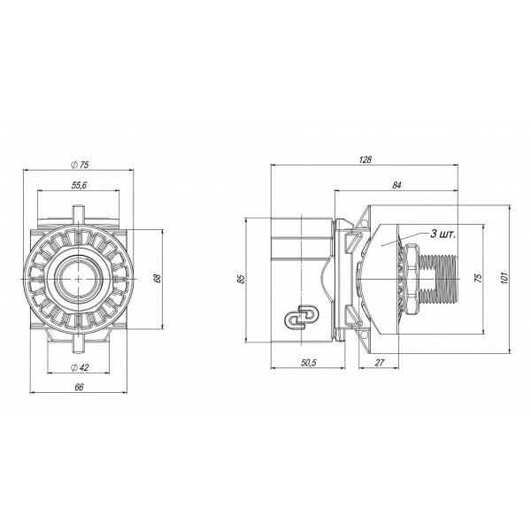 Адаптер скважинный улучшенный Джилекс САУ (9025) Адаптер скважинный улучшенный Джилекс САУ (9025)