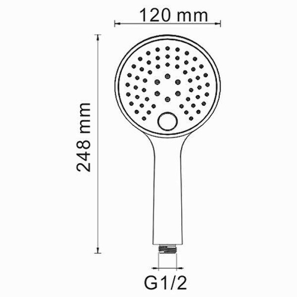 Душевая система WasserKRAFT хром (A16030 Thermo)