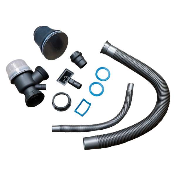 Мойка для кухни Azario Nicole 500х500х220 в комплекте сифон диспенсер коландер серая соты (AZG5050H)