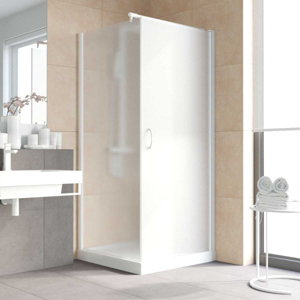 Душевой уголок Vegas Glass 90х110 EP-Fis 90х110 01 10 R стекло сатин