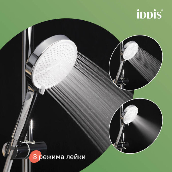 Лейка душевая Optima Home хром Iddis (OPH3FC0i18)