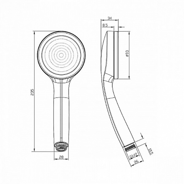 Лейка душевая Iddis SpaHome хром (SPA1F00i18) Лейка душевая Iddis SpaHome хром (SPA1F00i18)