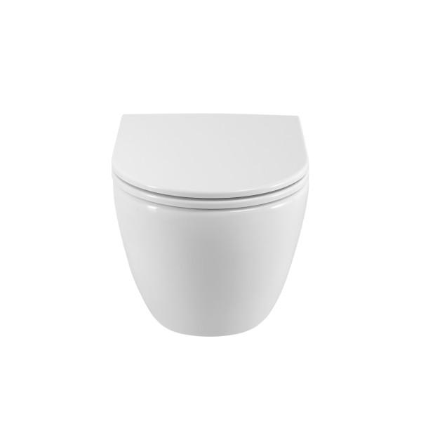 Унитаз подвесной BelBagno Элемент безободковый с сиденьем soft close белый (BB003CH-TOR/SC) Унитаз подвесной BelBagno Элемент безободковый с сиденьем soft close белый (BB003CH-TOR/SC)