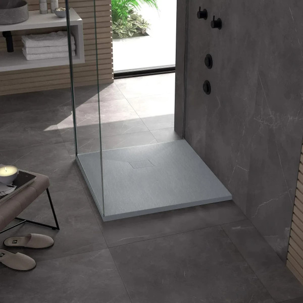 Душевой поддон REA Magnum grey 90x90 серый (REA-K4106)