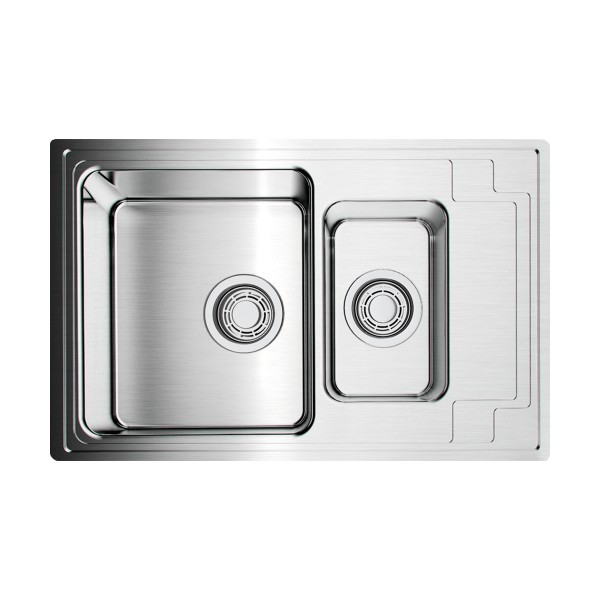 Мойка для кухни врезная Omoikiri Mizu 78-2-IN 780х480 нержавеющая сталь (4973731) Мойка для кухни врезная Omoikiri Mizu 78-2-IN 780х480 нержавеющая сталь (4973731)