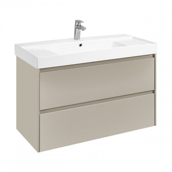 Тумба подвесная Roca Ona 985x450x565 серый матовый (A857616510)