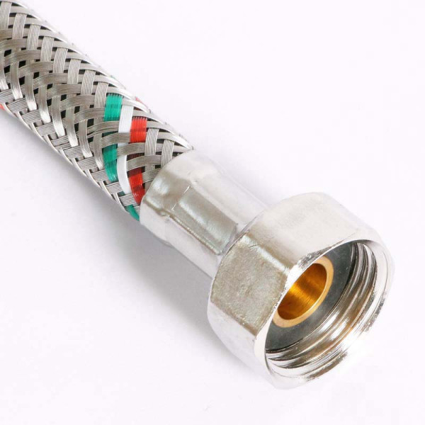 Подводка гибкая для смесителя Uni-Fitt 500 мм 1/2"*М10х1 DN 8 оплётка из нерж. стали (502S2805) Подводка гибкая для смесителя Uni-Fitt 500 мм 1/2"*М10х1 DN 8 оплётка из нерж. стали (502S2805)