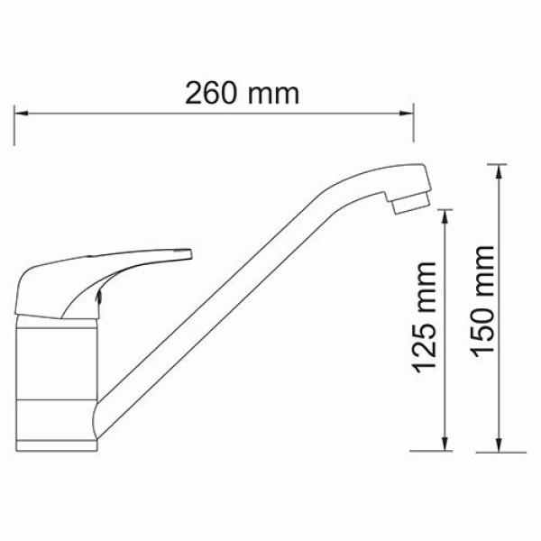 Смеситель для кухни WasserKRAFT Oder (6307)