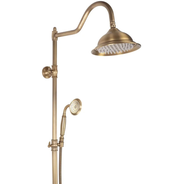 Душевая система с изливом Rea Bergamo Antique bronze (REA-P5002)