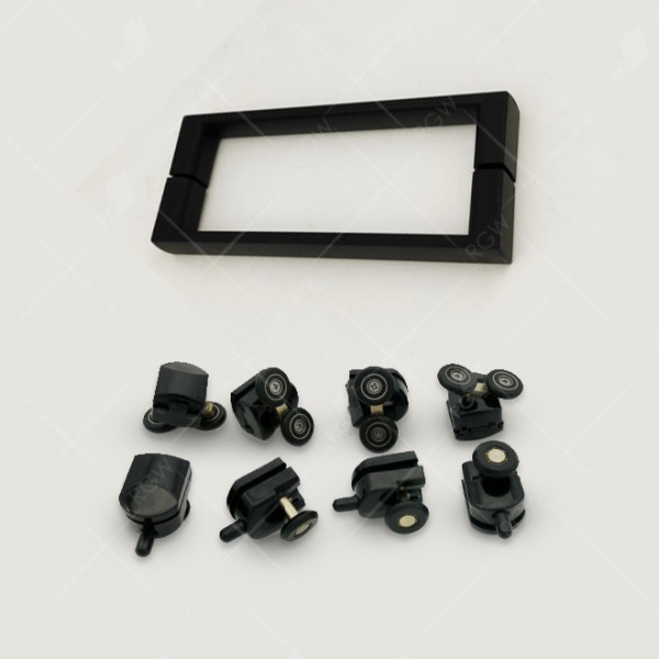 Душевая дверь RGW CL-14-B 1100*1850 стекло прозрачное, профиль черный (32091411-14)