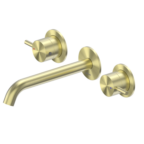 Смеситель для раковины Abber Wasser Kreis 316 скрытого монтажа, золото брашированное (AF81123BG-L)