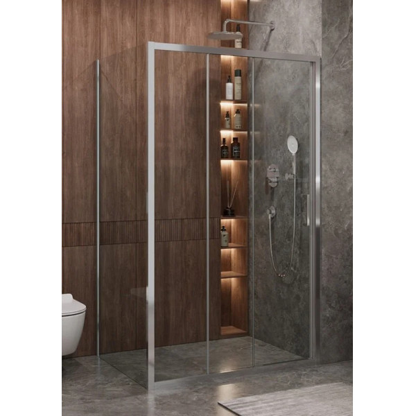 Душевой уголок Cezares Molveno 120x80x195 стекло прозрачное, профиль хром (MOLVENO-AHF-31-120/80-C-CR-IV)