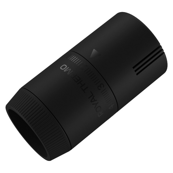 Головка термостатическая М30х1,5 Royal Thermo Design жидкостная (черный soft touch) (RATHDN13015BS) Головка термостатическая М30х1,5 Royal Thermo Design жидкостная (черный soft touch) (RATHDN13015BS)