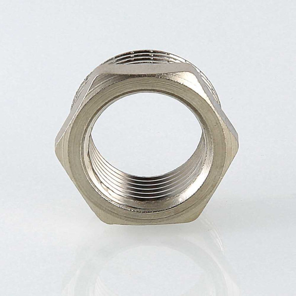 Футорка 3/4"Вх1"Н Valtec (никель) (VTr.581.N.0605) Футорка 3/4"Вх1"Н Valtec (никель) (VTr.581.N.0605)