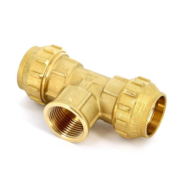 Тройник "Tiemme" 20*1/2"В*20 (для п/э трубы) (3400043) Тройник "Tiemme" 20*1/2"В*20 (для п/э трубы) (3400043)