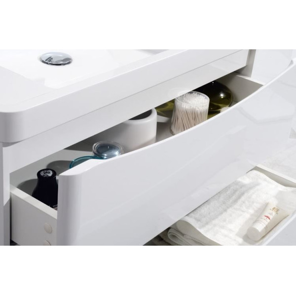 Тумба напольная BelBagno Ancona-N 80 белый глянцевый (ANCONA-N-800-2C-PIA-BL) Тумба напольная BelBagno Ancona-N 80 белый глянцевый (ANCONA-N-800-2C-PIA-BL)