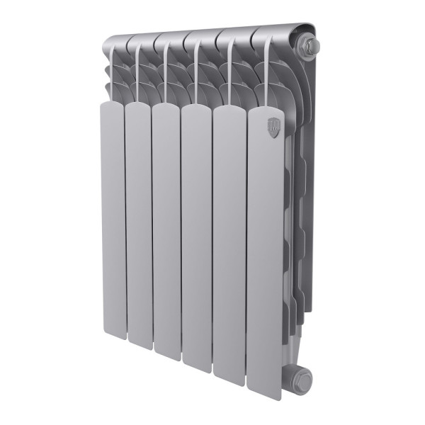 Радиатор биметаллический Royal Thermo Revolution B 500 Серебристый (6 секций) (RTRBS3050006) Радиатор биметаллический Royal Thermo Revolution B 500 Серебристый (6 секций) (RTRBS3050006)