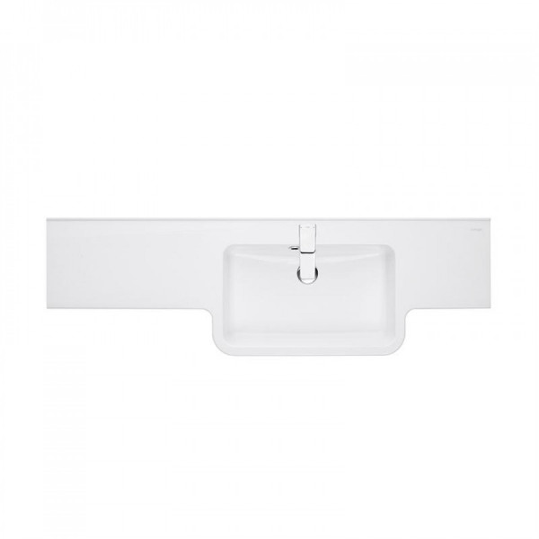 Раковина подвесная Aquaton Hotel 129x40,5x16,5 R белый (1.A709.9.31P.I01.P)