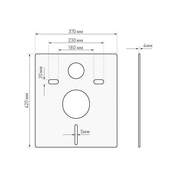 Комплект Berges: инсталляция Atom Line кнопка белая, унитаз Quattro S Rimless 49 см, сиденье с soft-close (043363)