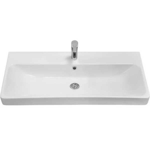 Тумба-умывальник Aquaton Оливия 90 Белый матовый/1WH501629 Раковина Адриана 90 (1A2544K0OL010)